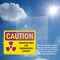 Signmission Radiation & Laser Sign, 7 in H x 10 in W, Plastic, Rectangle OS-2PACK-CR-P-710-L-10155 - alternate 4
